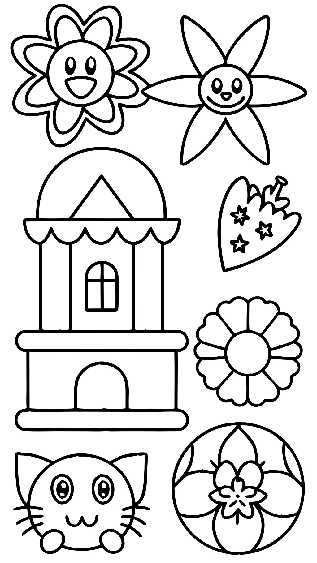 easy inside out coloring pages